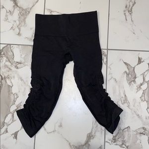 Dark Gray Lulu Lemon Running Leggings